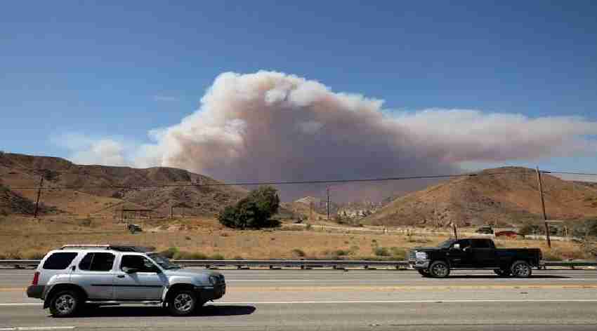 Brush Fire Near Los Angeles Forces Evacuations, Burns Nearly 5,000 ...